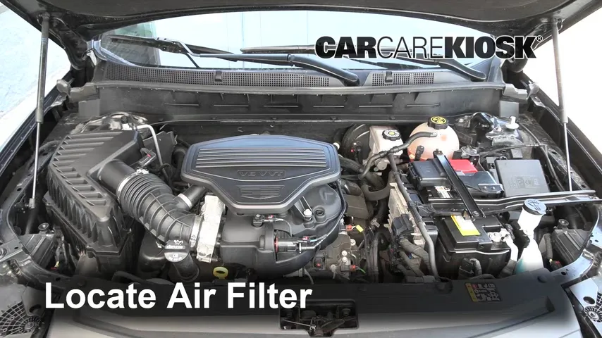 2020 Cadillac XT6 Sport 3.6L V6 Filtro de aire (motor)